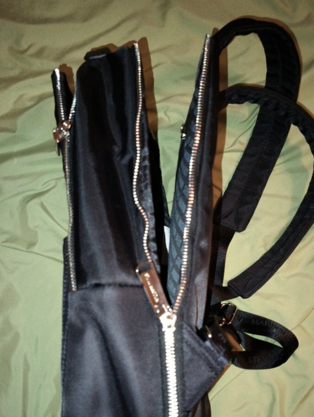Black Steve Madden Quilted Backpack - Picture 13 of 16